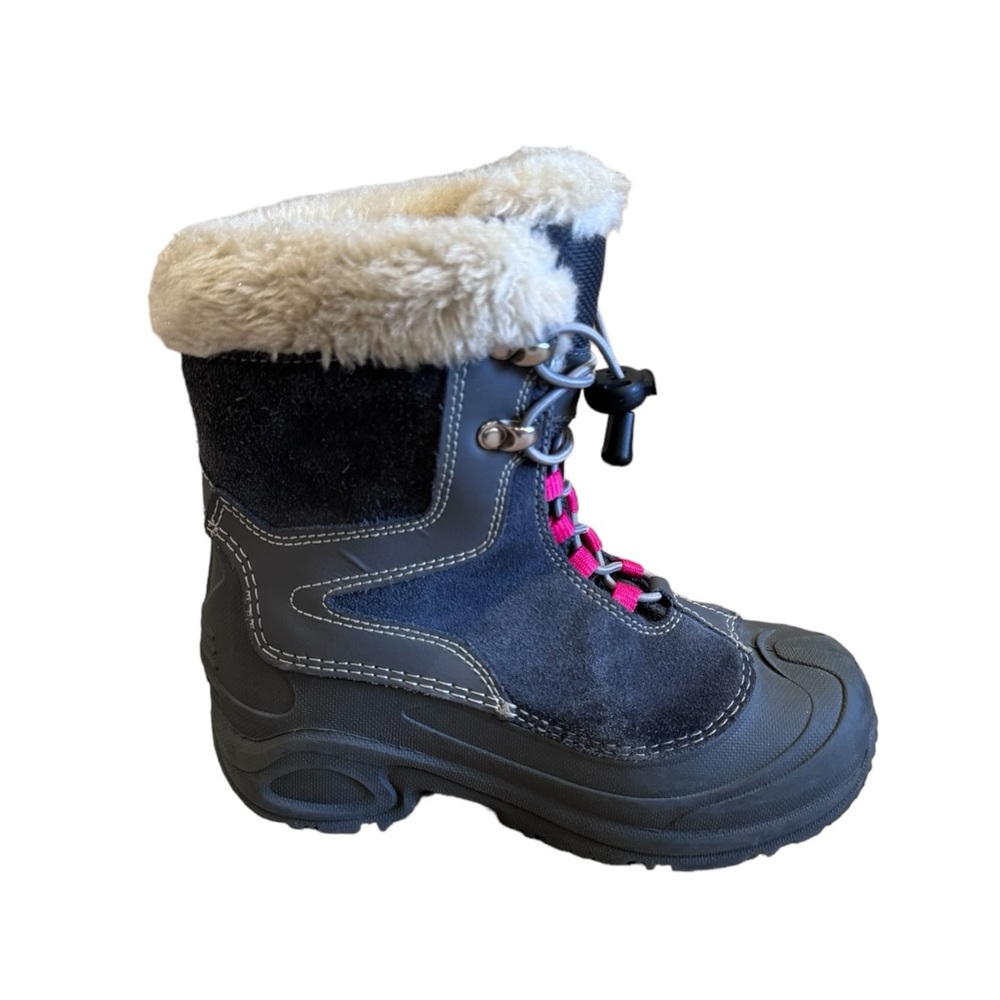 Columbia Bugaboo Winter Boot Grey / Pink Girls 1